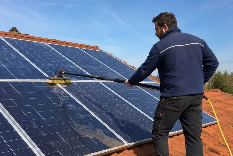 Nettoyage et entretien de panneaux solaires à Lallaing